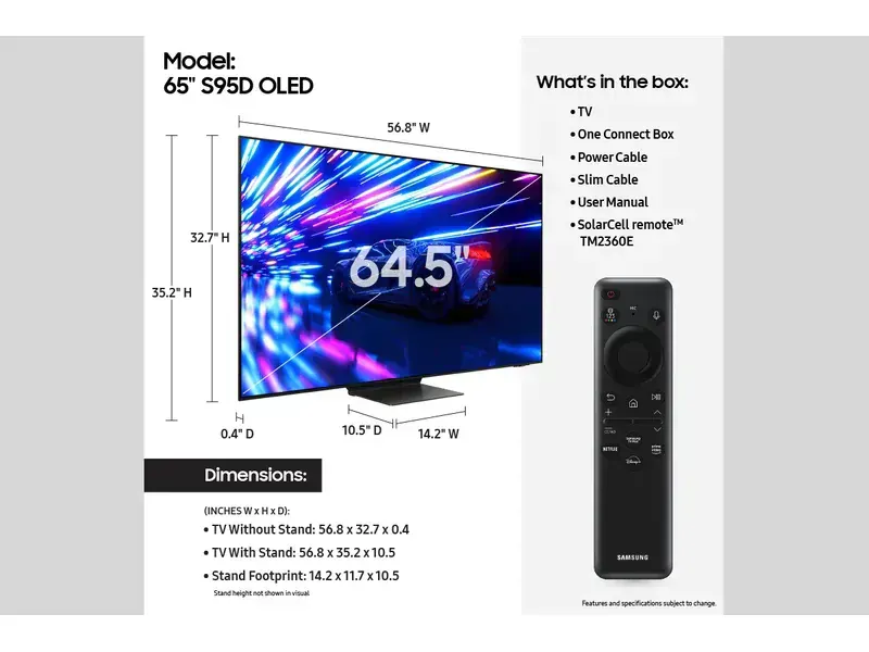 Samsung S95D OLED (65")