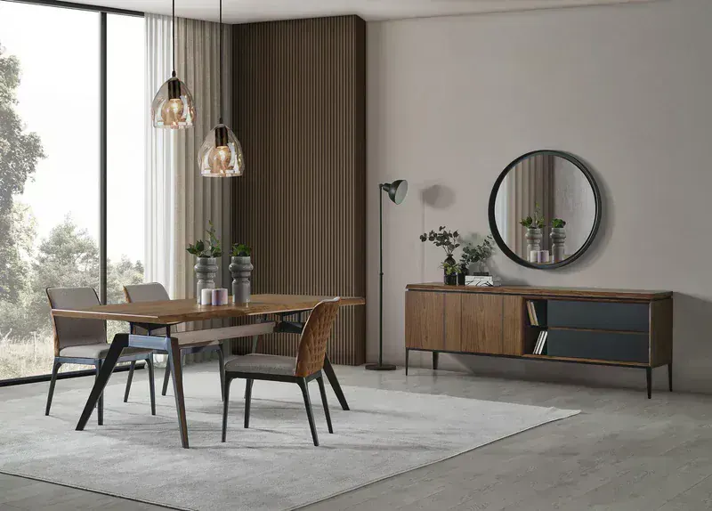 Weber Natura Ahşap 3 Kişilik