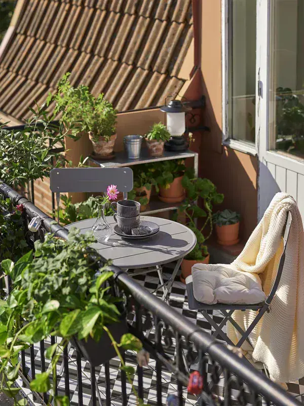 IKEA NÄMMARÖ Balkon Masa ve Sandalye Seti