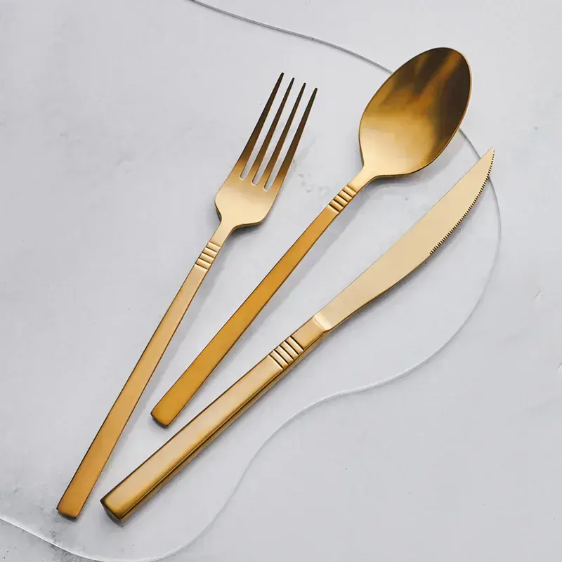 Karaca Saray 89 Parça Mat Gold Çatal Kaşık Bıçak Takımı