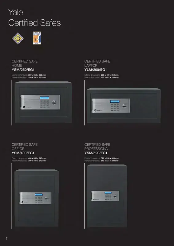 Yale YSFB/400/EB1 Value Fire Safe