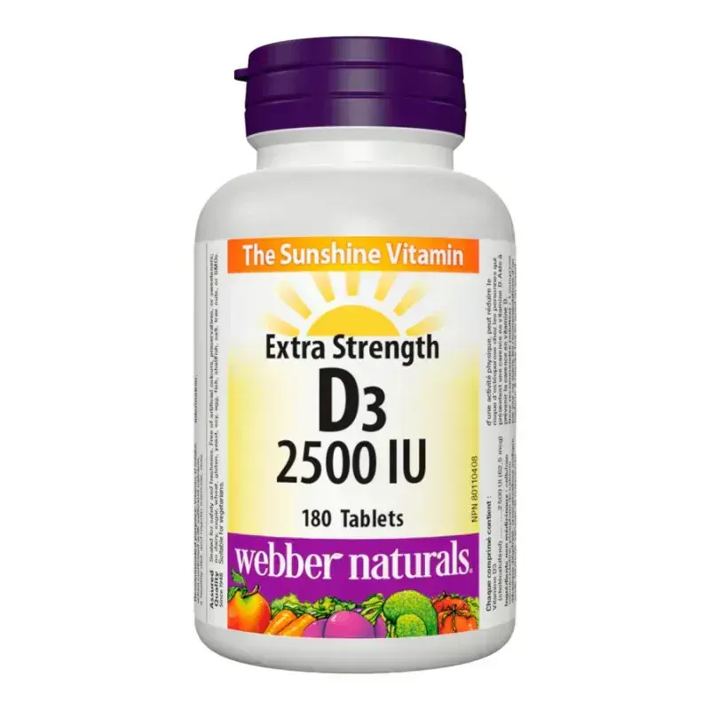 Webber Naturals D3 2500 IU