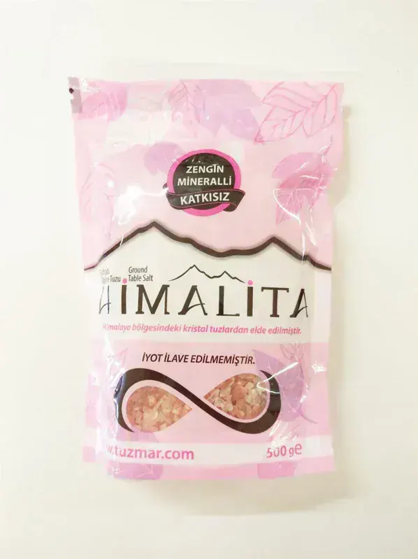 Himalita Doğal Pembe Tuz 500g
