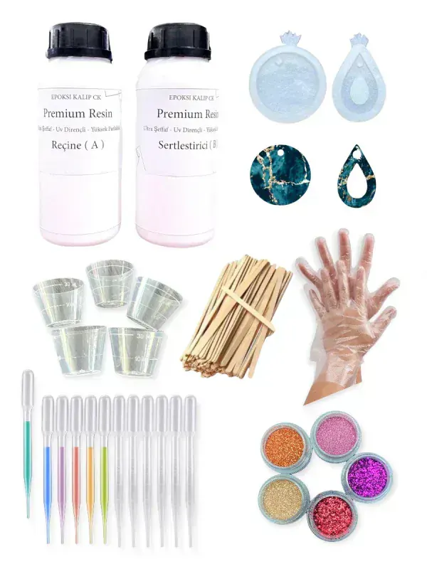 Hobium Seffaf Epoksi Set