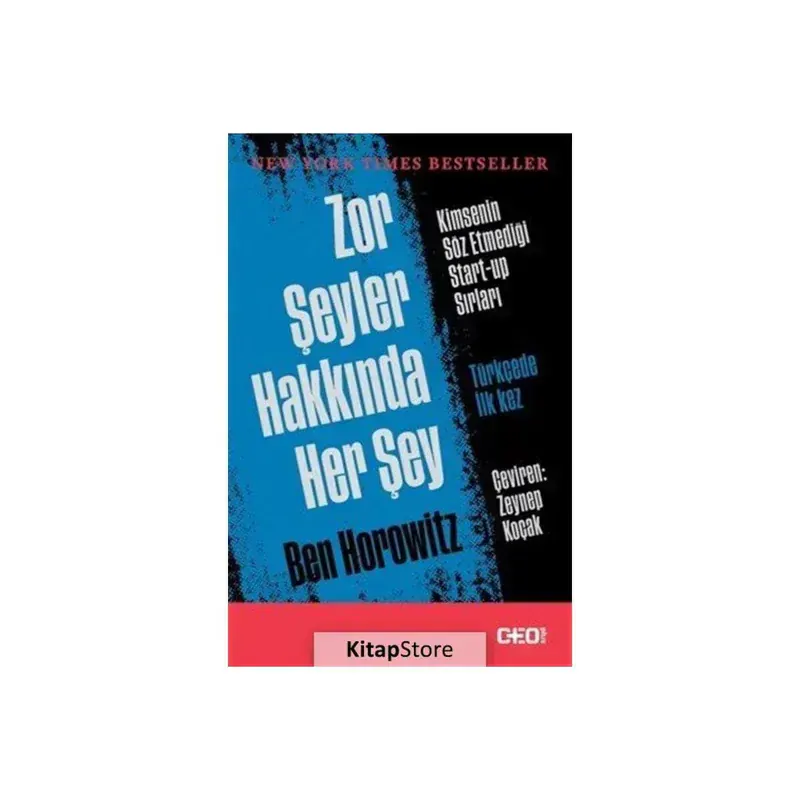 Zor Şeyler Hakkında Zor Şeyler, Ben Horowitz