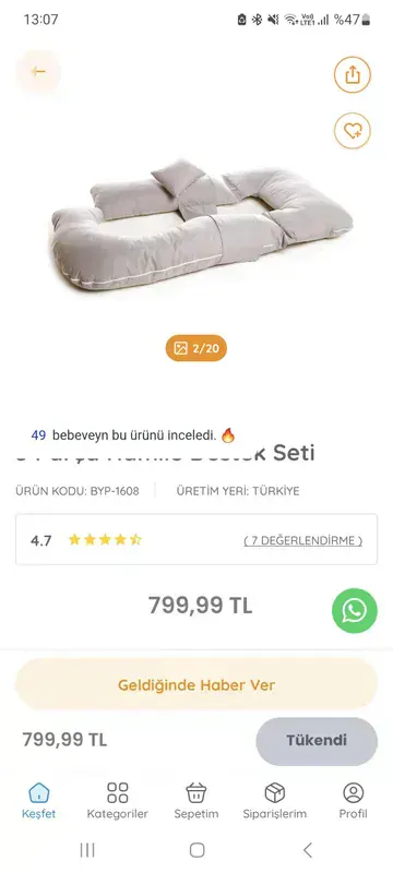 PharMeDoc Hamile Yastığı