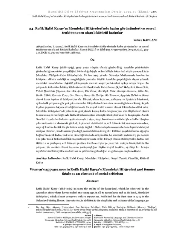 Memleket Hikâyeleri