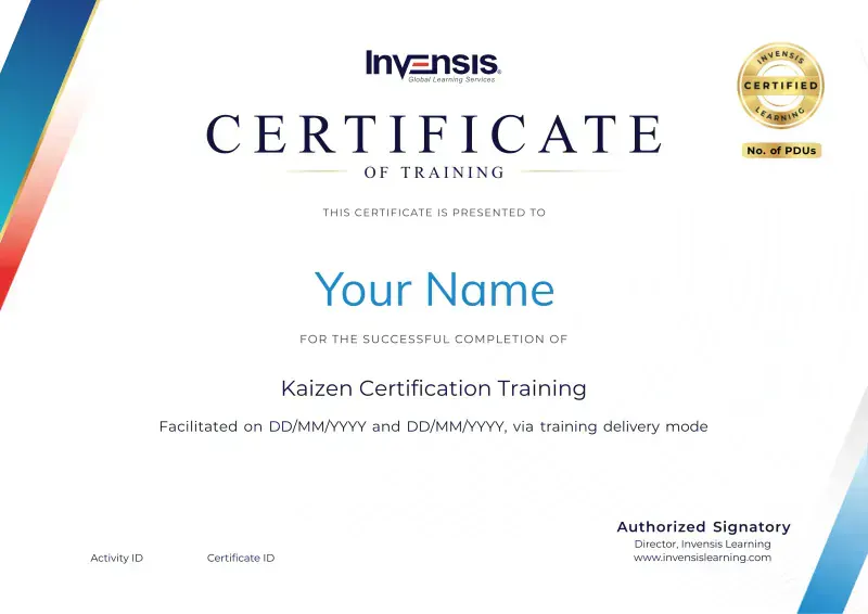 Kaizen Institute TWI Eğitimi