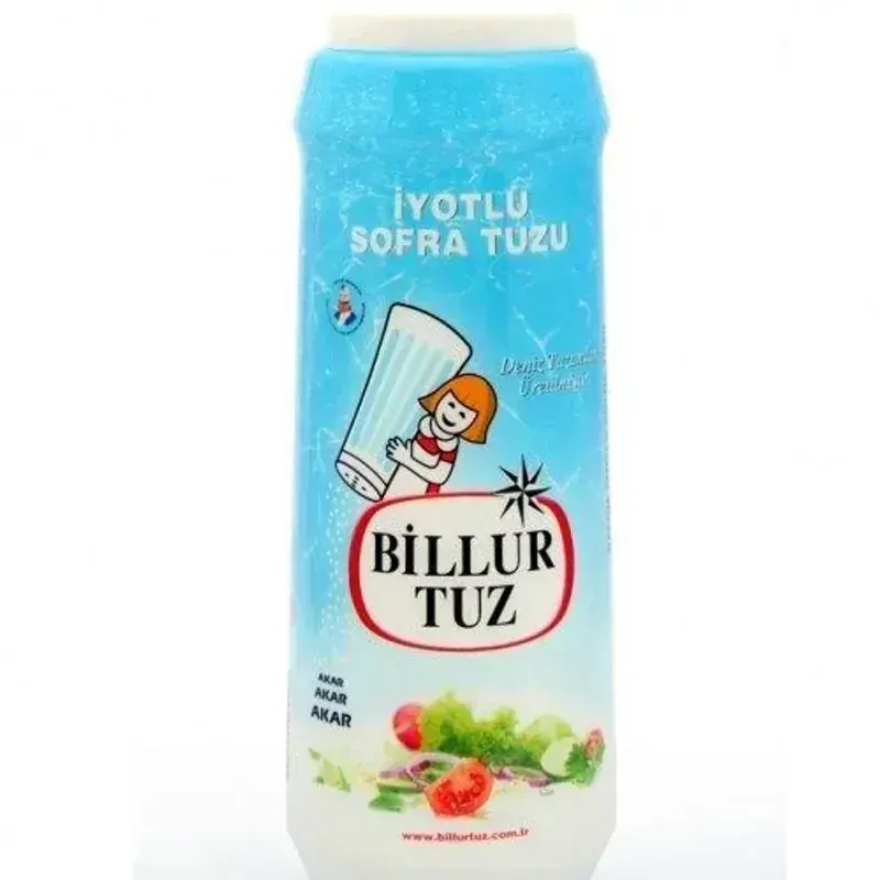 Billur İyotlu Değirmenli Tuz 110g