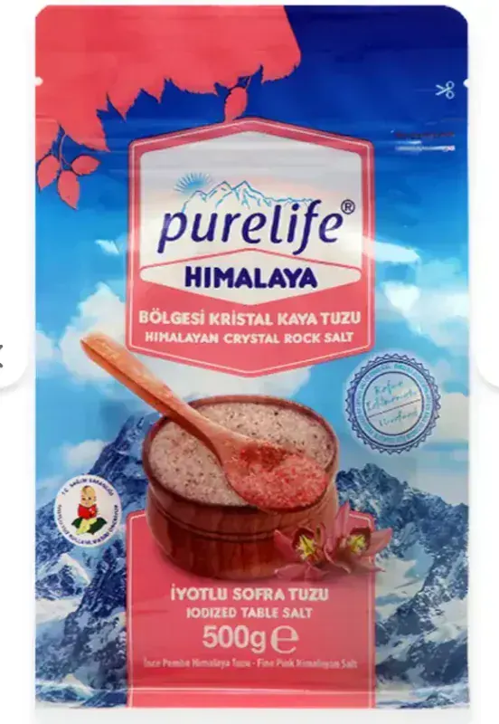 Dr.Salt Himalaya Saf Pembe Tuz İyotsuz 500g