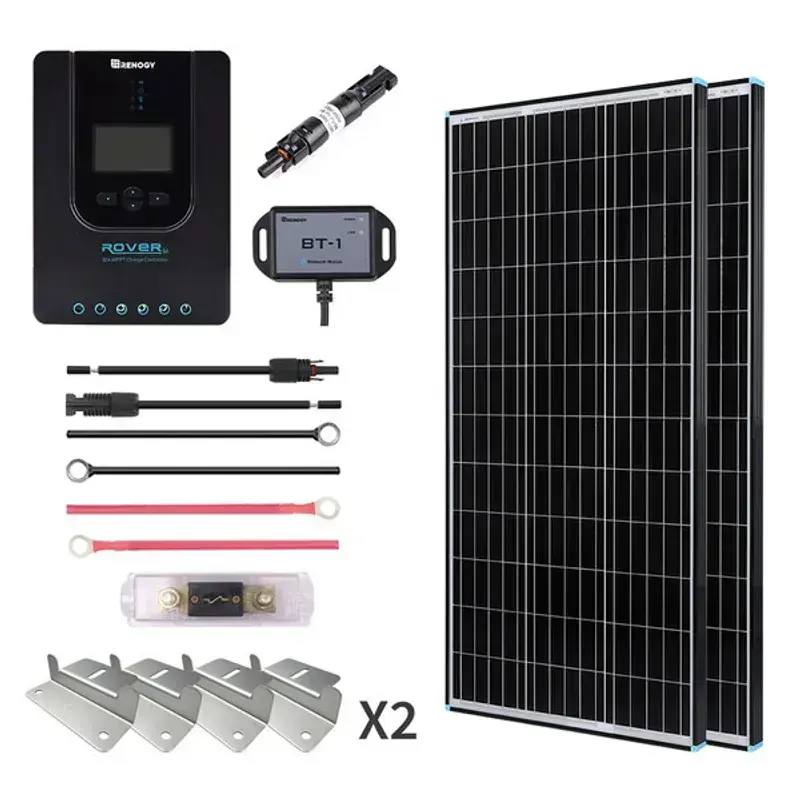 Renogy 200W Premium Kit (2x100W + 30A MPPT)