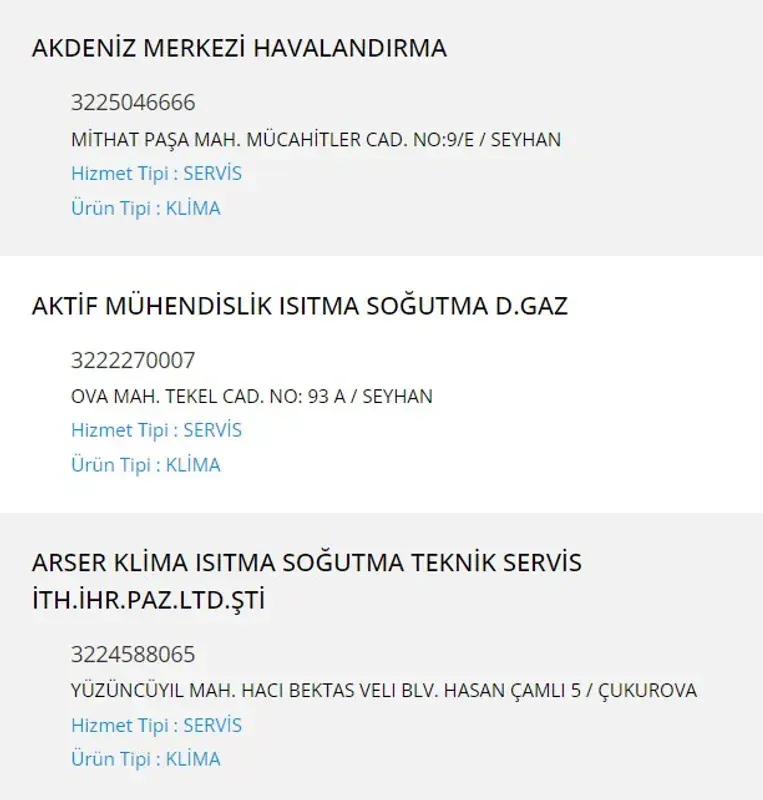 Daikin Yetkili Servis