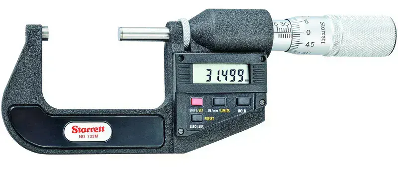 Starrett 733 Electronic 0-25mm