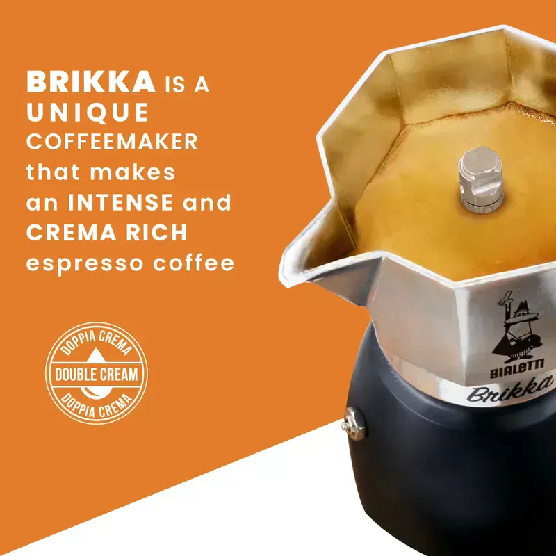 Bialetti Brikka 4 Cup Cremalı