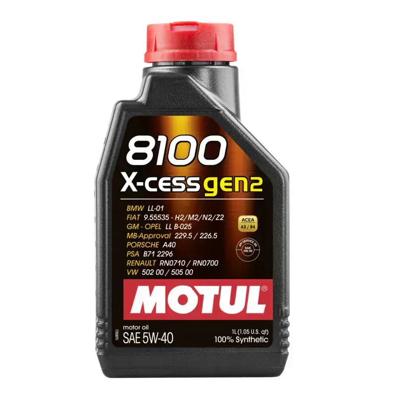 Motul 8100 X-Cess Gen2 5W-40