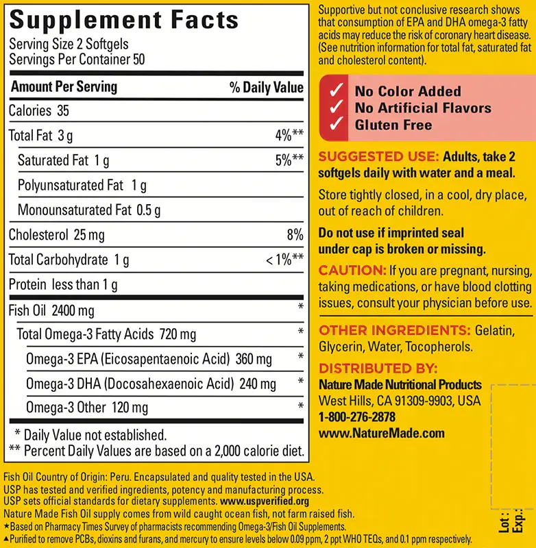Nature Made Fish Oil