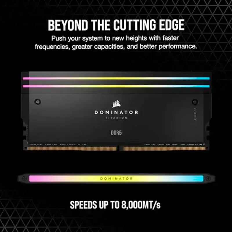 Corsair Dominator Titanium RGB 32GB (2x16) DDR5 6600 CL32