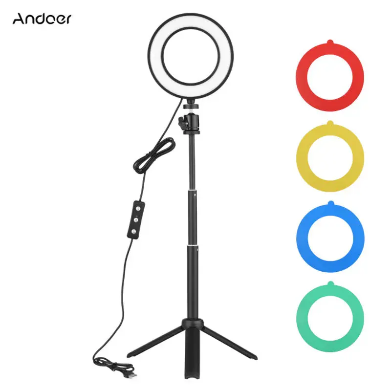 Andoer 26 cm Desktop Ring Light