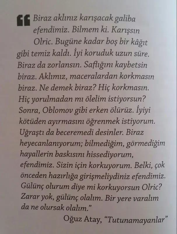 Tutunamayanlar, Oğuz Atay