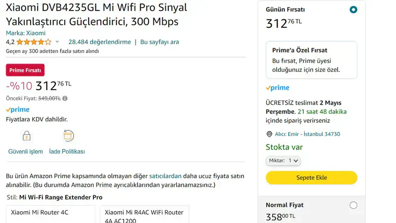 Xiaomi Sinyal Güçlendirici