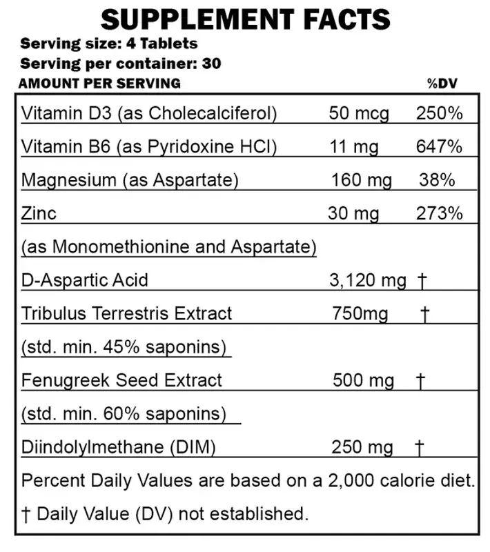 EVL Test Booster Sporcu Besini Seri 6
