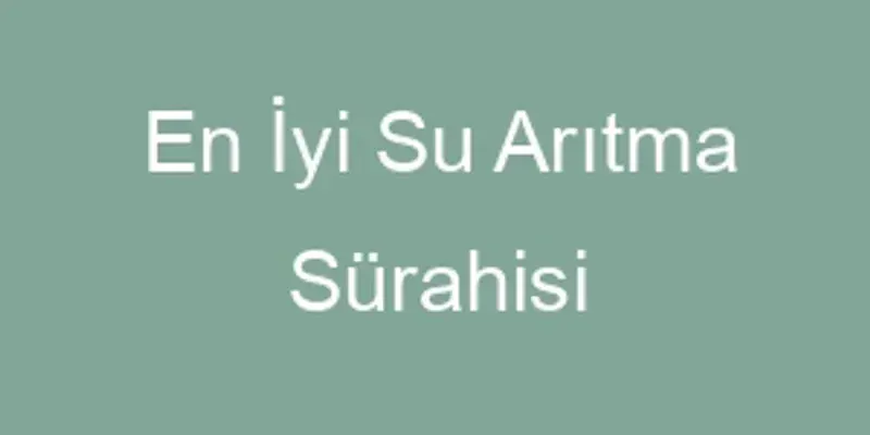 Wessper Su Aritma Surahisi Model 7