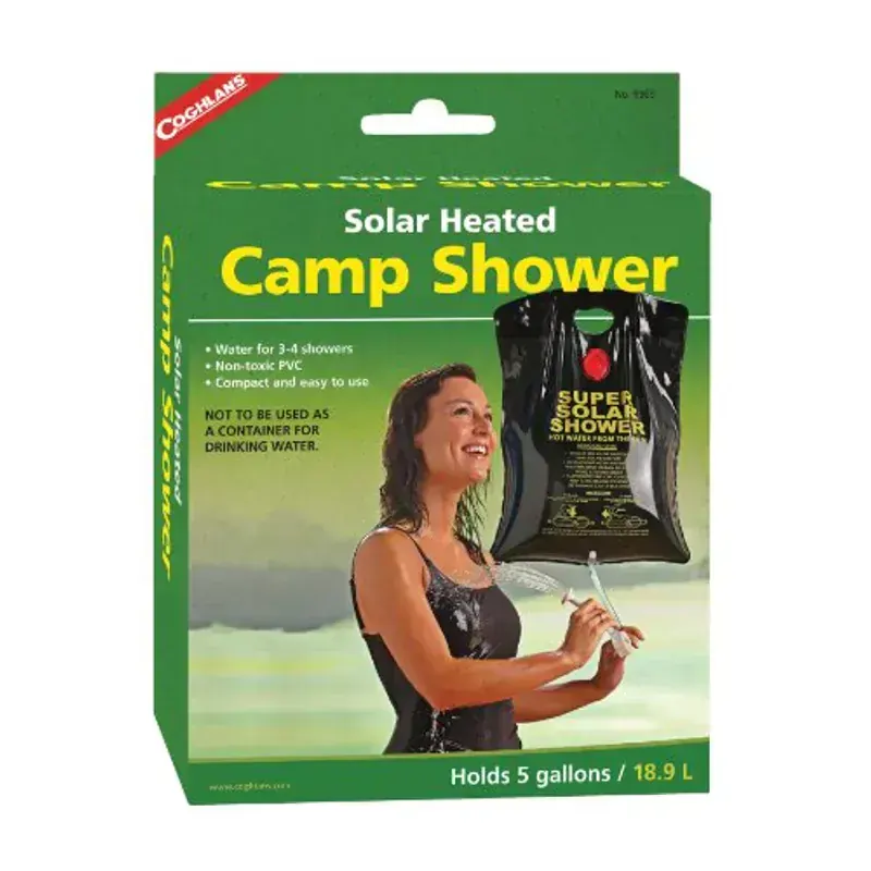 Coghlans Solar Heated Camp Shower 20L