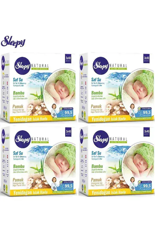 Sleepy Natural Yenidoğan Bambu 12x40